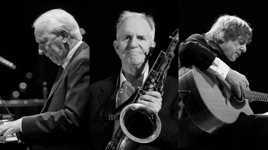 Scott Hamilton & Rein de Graaff Trio met Philip Catherine — Foto: LantarenVenster