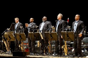 Jazz at Lincoln Center Orchestra tijdens een concert in het Auditorium Maurice Ravel in Lyon, 6 februari 2016
