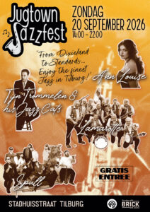 Poster Jugtown Jazzfest Tilburg 20 september 2026
